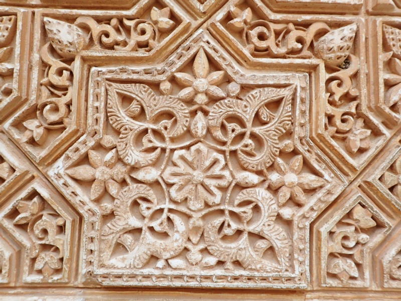 Intricate stone work- Nasrid Palaces 