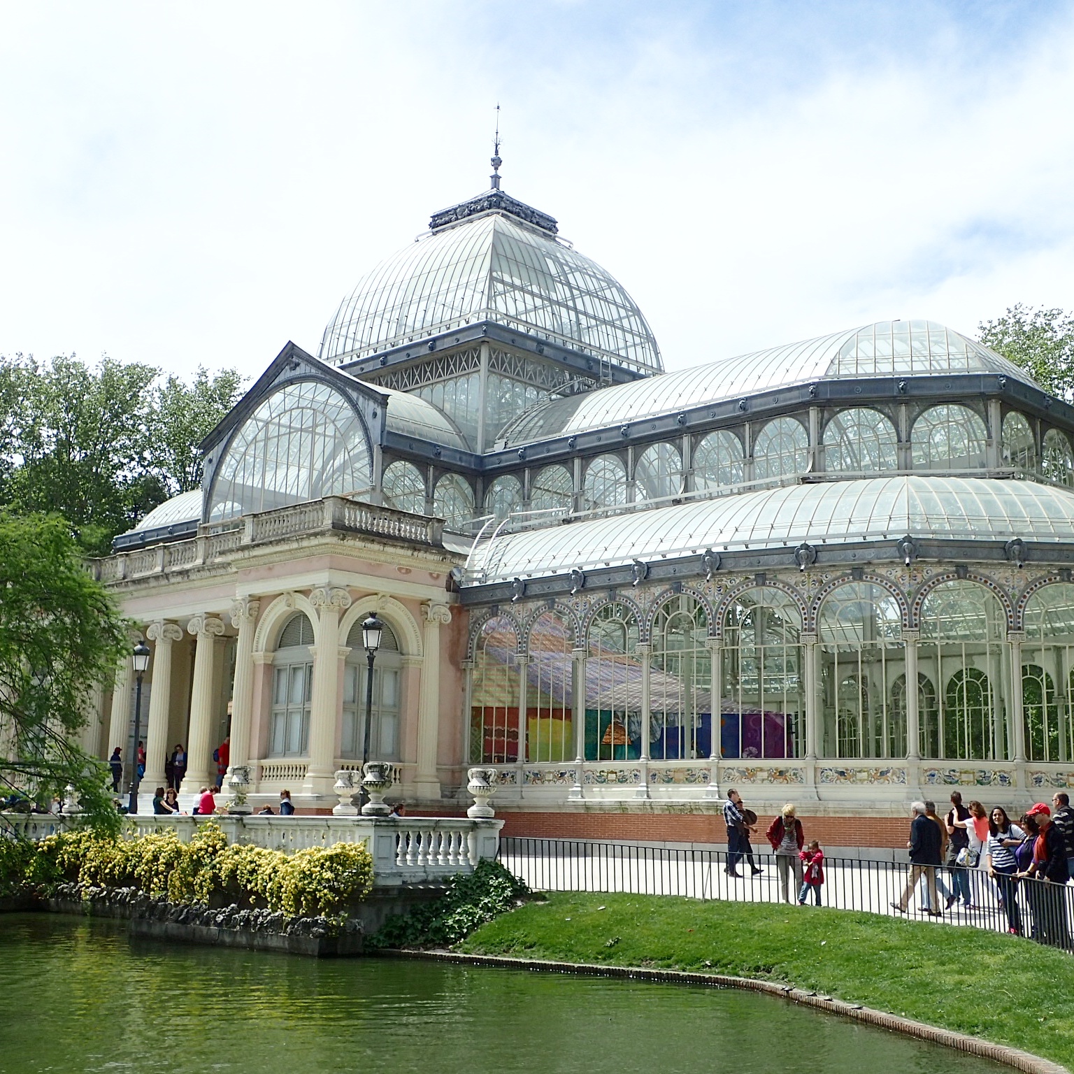 Palacio de Cristal in Buen Retiro Park- Madrid